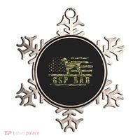 Gsp Dad Camo American Flag German Shorthaired Pointer Dog Ornament thumb 0