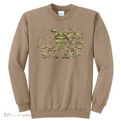 Gsp Dad Camo American Flag German Shorthaired Pointer Dog Sweatshirt