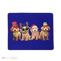 Golden Doodle Christmas Dogs Xmas Lights Christmas Xmas Tree Gift Mousepad thumb 0