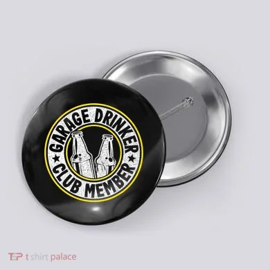 Garage Drinker Club Member Button