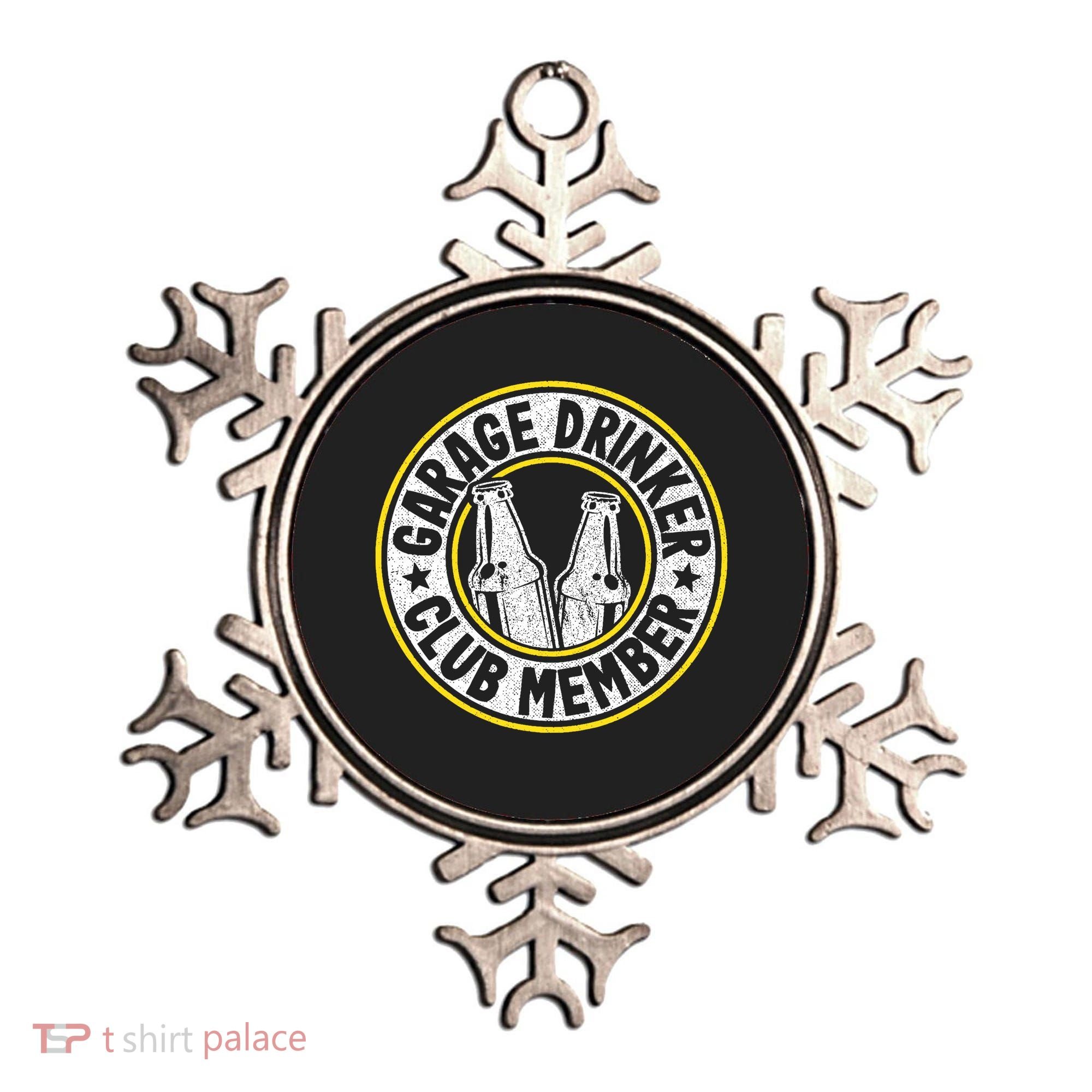 Garage Drinker Club Member Ornament