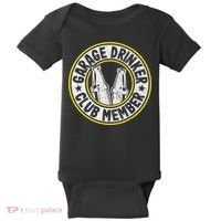 Garage Drinker Club Member Baby Bodysuit thumb 0