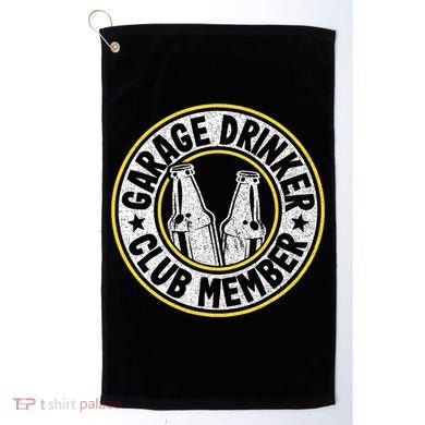 Garage Drinker Club Member Golf Towel
