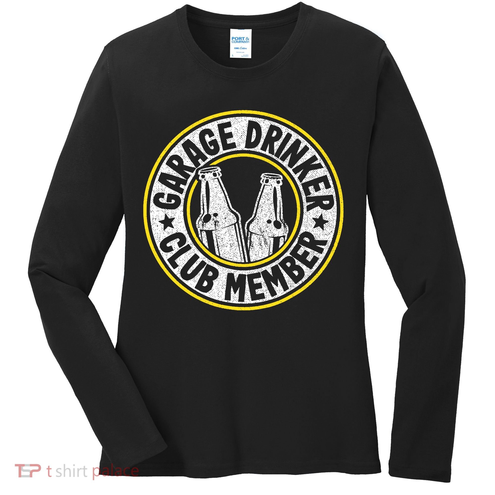 Garage Drinker Club Member Women's Long Sleeve Shirt