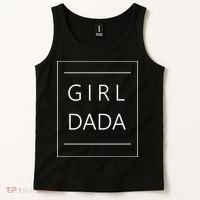 Girl Dada Cute Gift For Dad Tank Top thumb 2