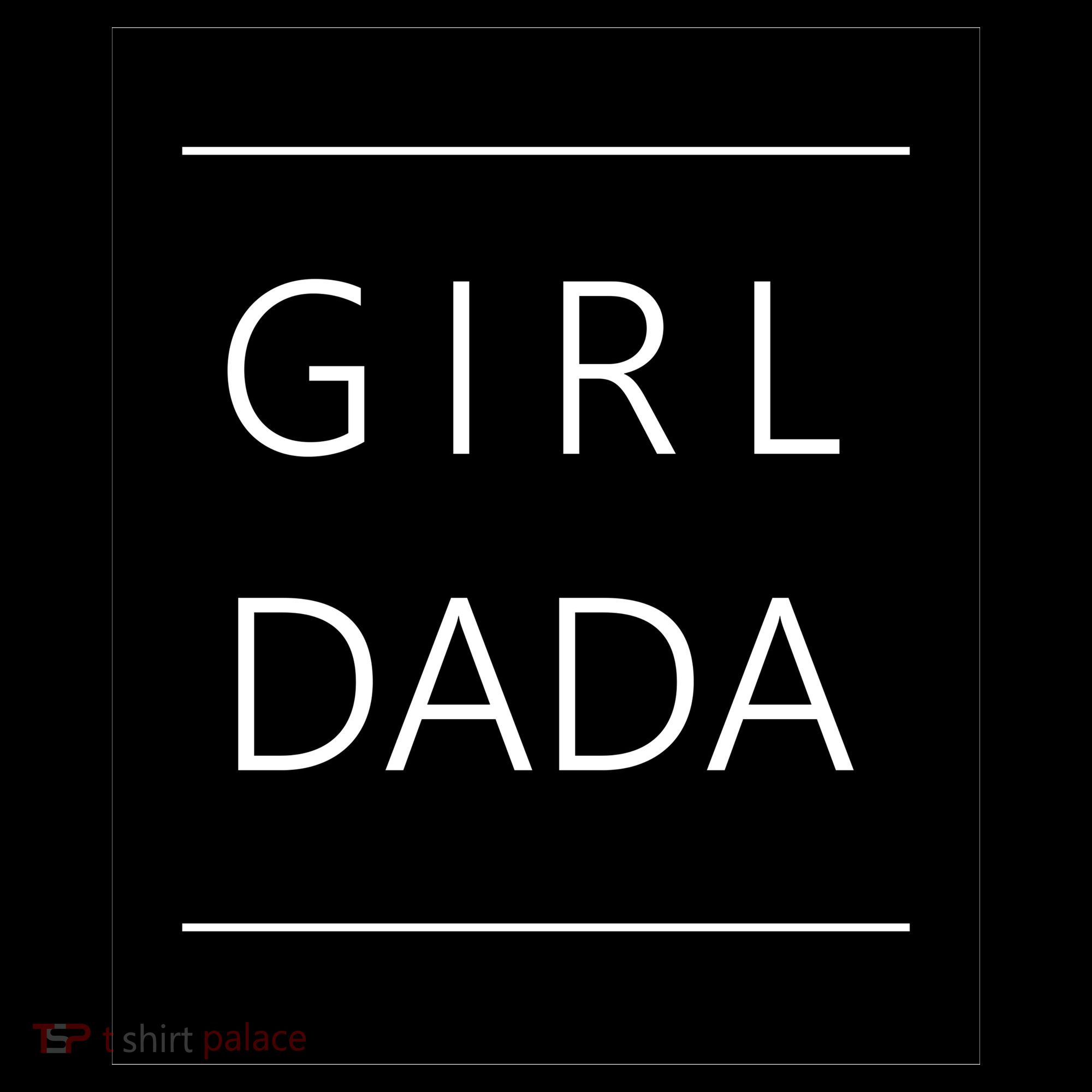 Girl Dada Cute Gift For Dad Tank Top