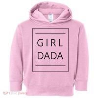 Girl Dada Cute Gift For Dad Toddler Hoodie thumb 0