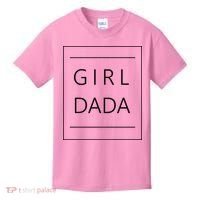 Girl Dada Cute Gift For Dad Kids T-Shirt thumb 0