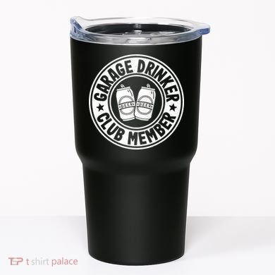 Garage Drinker Club Member Day Drinking Dad Beer Garage Tumbler