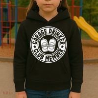 Garage Drinker Club Member Day Drinking Dad Beer Garage Kids Hoodie thumb 3