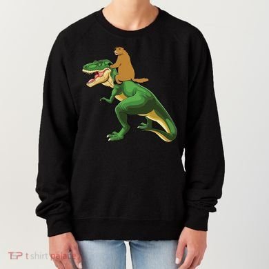Groundhog Day Dinosaur Gift Shadow Women's Sweatshirt