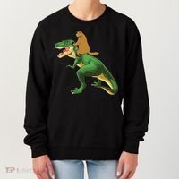 Groundhog Day Dinosaur Gift Shadow Women's Sweatshirt thumb 0