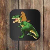 Groundhog Day Dinosaur Gift Shadow Coaster thumb 0