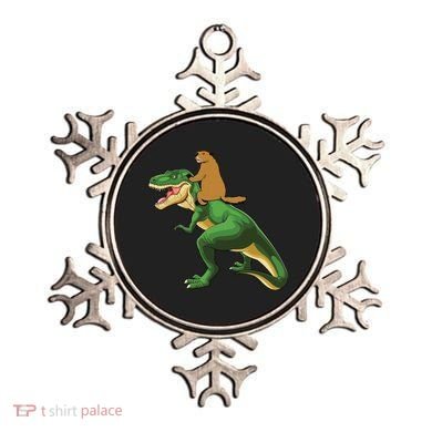 Groundhog Day Dinosaur Gift Shadow Ornament