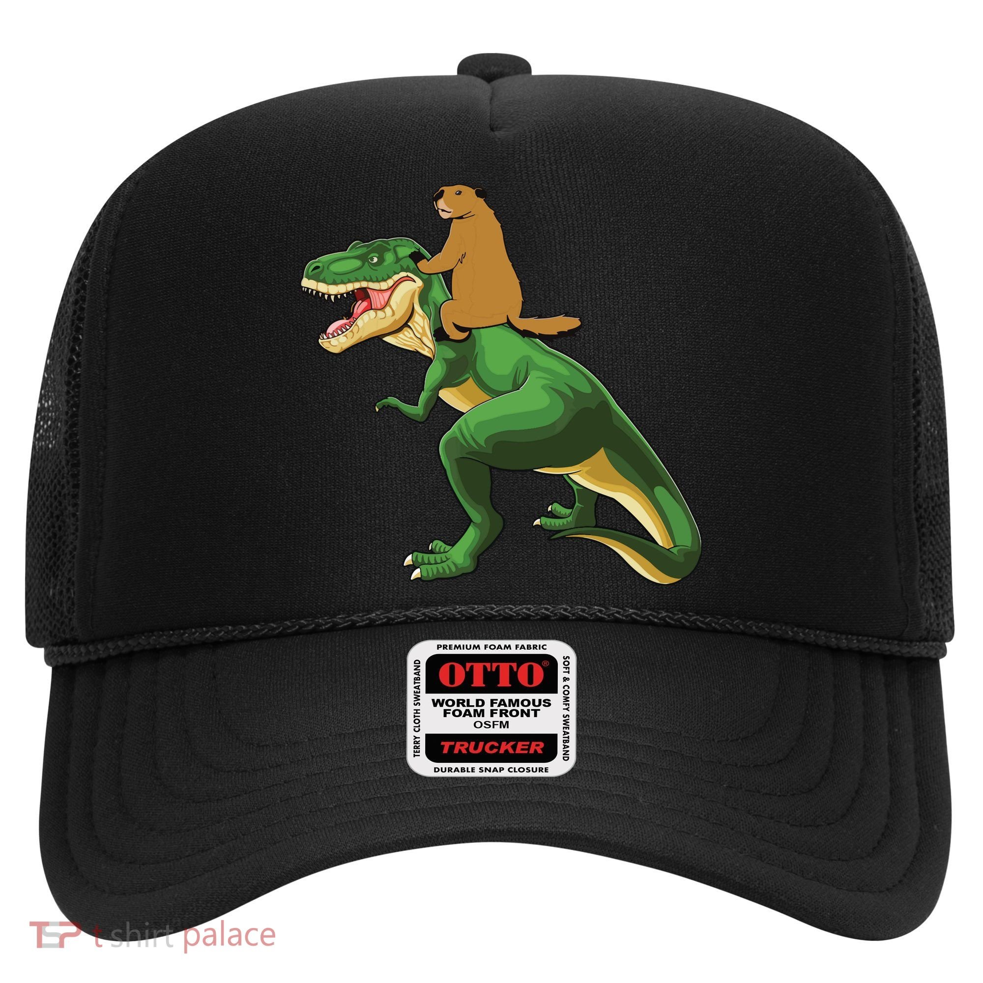 Groundhog Day Dinosaur Gift Shadow Hat