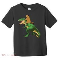 Groundhog Day Dinosaur Gift Shadow Toddler T-Shirt thumb 0