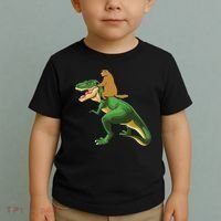 Groundhog Day Dinosaur Gift Shadow Toddler T-Shirt thumb 2