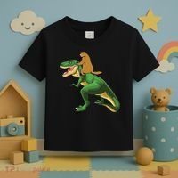 Groundhog Day Dinosaur Gift Shadow Toddler T-Shirt thumb 3