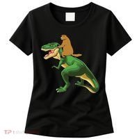 Groundhog Day Dinosaur Gift Shadow Women's T-Shirt thumb 0