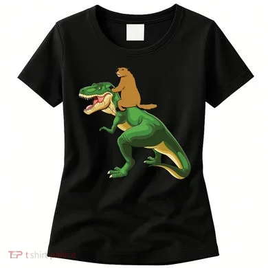 Groundhog Day Dinosaur Gift Shadow Women's T-Shirt