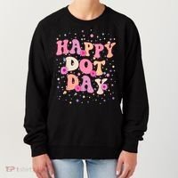 Groovy Dot Day For Teacher Happy Dot Day Gift Women's Sweatshirt thumb 0