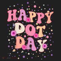Groovy Dot Day For Teacher Happy Dot Day Gift Women's Sweatshirt thumb 2