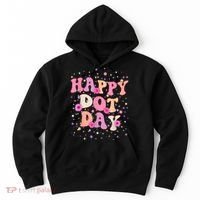 Groovy Dot Day For Teacher Happy Dot Day Gift Hoodie thumb 0