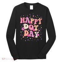 Groovy Dot Day For Teacher Happy Dot Day Gift Long Sleeve Shirt thumb 0