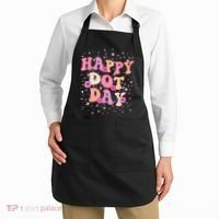 Groovy Dot Day For Teacher Happy Dot Day Gift Apron thumb 2