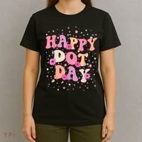 Groovy Dot Day For Teacher Happy Dot Day Gift T-Shirt thumb 4