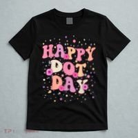 Groovy Dot Day For Teacher Happy Dot Day Gift T-Shirt thumb 5