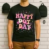 Groovy Dot Day For Teacher Happy Dot Day Gift T-Shirt thumb 6