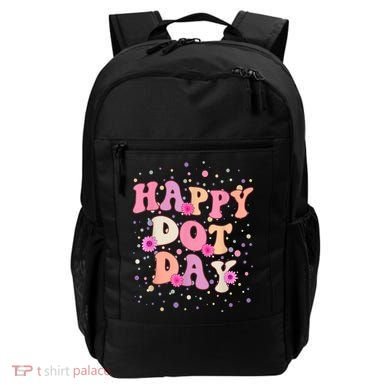 Groovy Dot Day For Teacher Happy Dot Day Gift Backpack