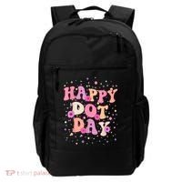 Groovy Dot Day For Teacher Happy Dot Day Gift Backpack thumb 0