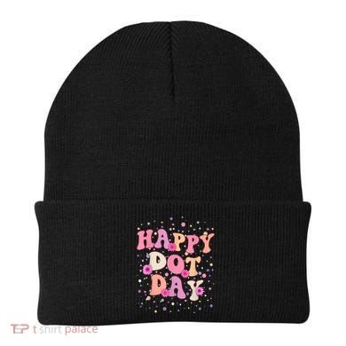 Groovy Dot Day For Teacher Happy Dot Day Gift Beanie