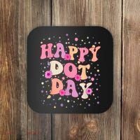 Groovy Dot Day For Teacher Happy Dot Day Gift Coaster thumb 0