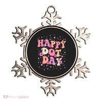 Groovy Dot Day For Teacher Happy Dot Day Gift Ornament thumb 0
