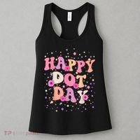 Groovy Dot Day For Teacher Happy Dot Day Gift Women's Tank Top thumb 3