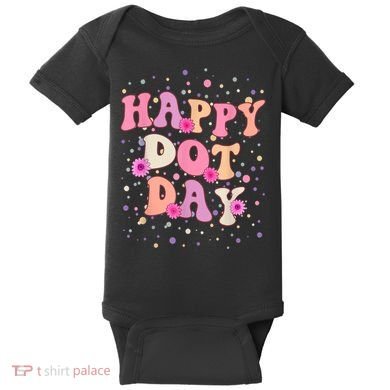 Groovy Dot Day For Teacher Happy Dot Day Gift Baby Bodysuit