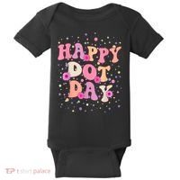 Groovy Dot Day For Teacher Happy Dot Day Gift Baby Bodysuit thumb 0