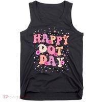 Groovy Dot Day For Teacher Happy Dot Day Gift Tank Top thumb 0
