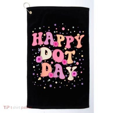 Groovy Dot Day For Teacher Happy Dot Day Gift Golf Towel