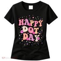 Groovy Dot Day For Teacher Happy Dot Day Gift Women's T-Shirt thumb 0
