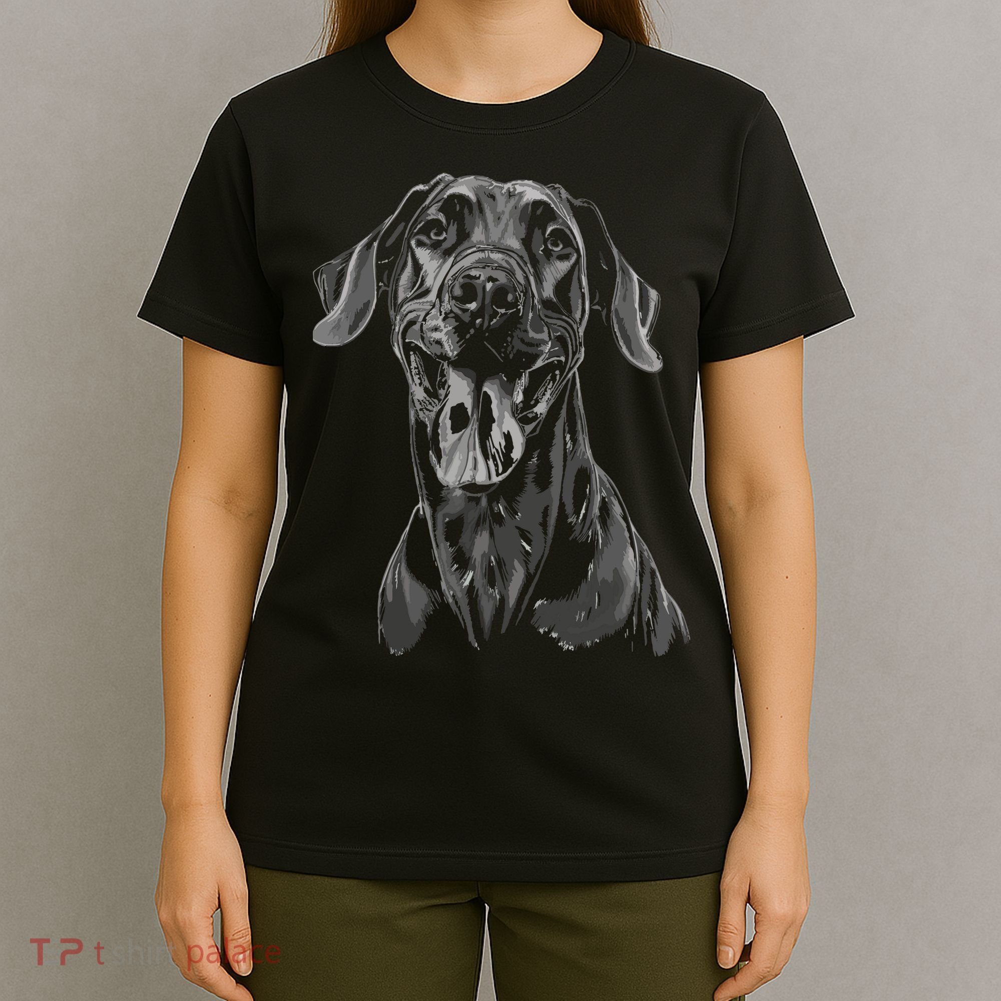 Great Dane Dog Animal Graphic Tees For Men Women T-Shirt