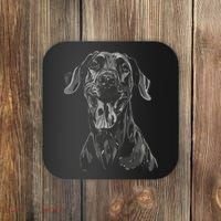 Great Dane Dog Animal Graphic Tees For Men Women Coaster thumb 0