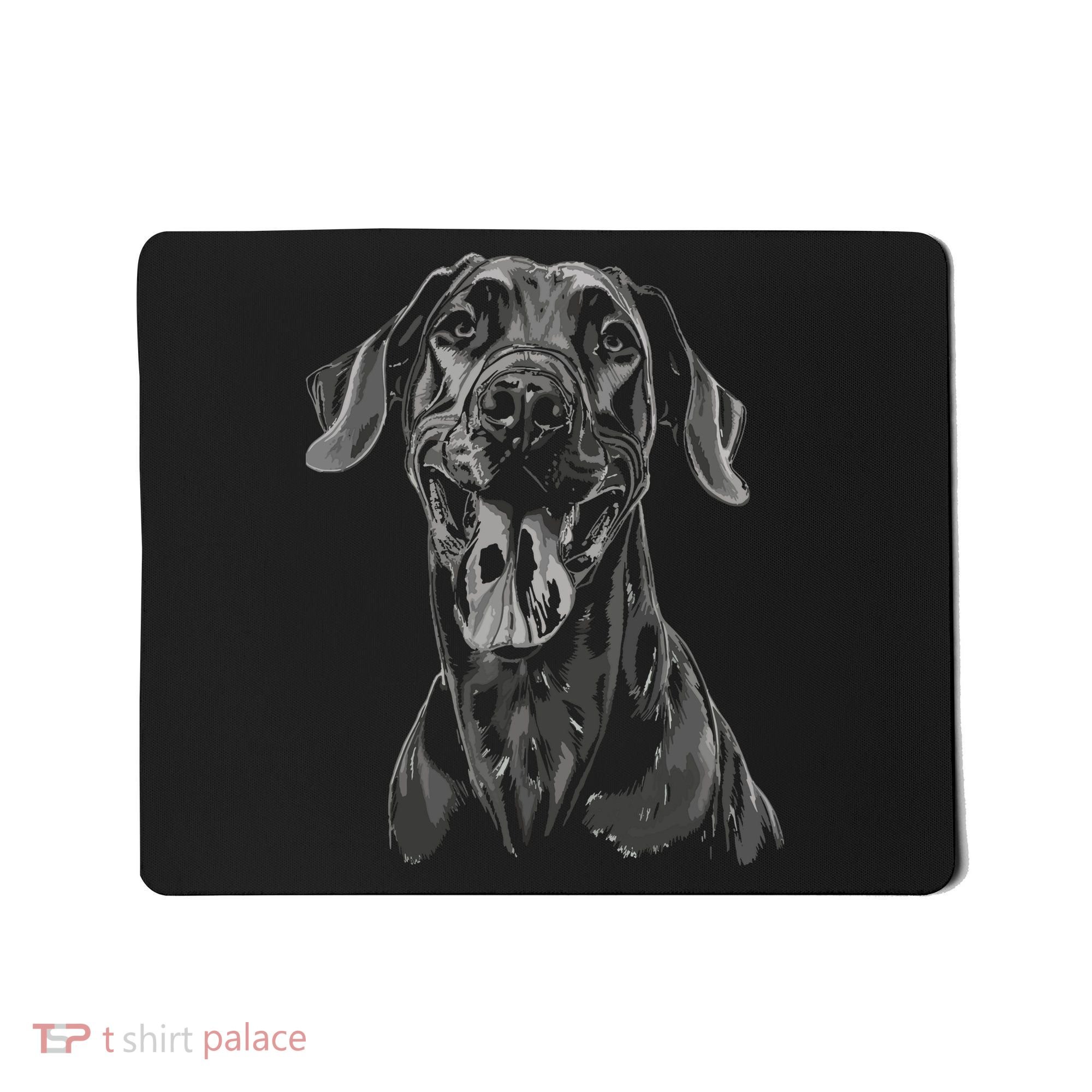 Great Dane Dog Animal Graphic Tees For Men Women Mousepad
