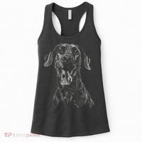 Great Dane Dog Animal Graphic Tees For Men Women Women's Tank Top thumb 0