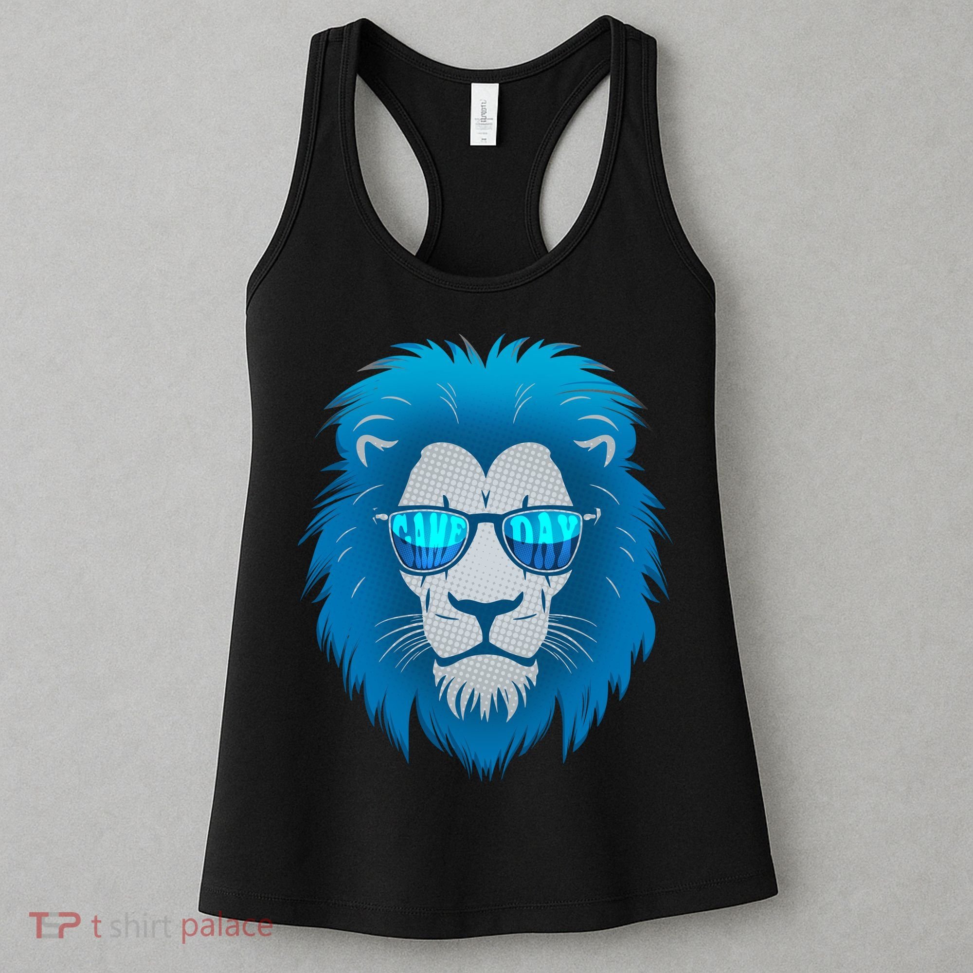 Game Day Detroit Football Sports Fan Women's Tank Top