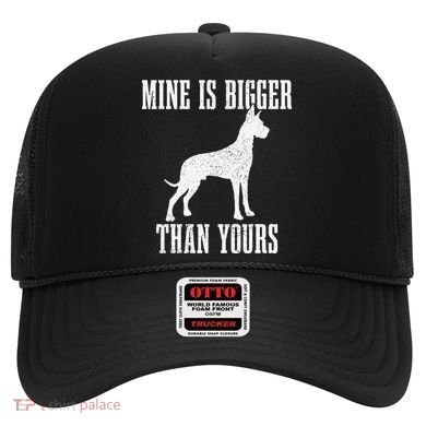 Great Dane Dog Mine Is Bigger Than Yours Great Dane Mom Dad Hat