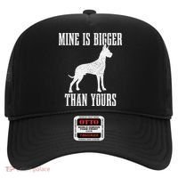 Great Dane Dog Mine Is Bigger Than Yours Great Dane Mom Dad Hat thumb 0